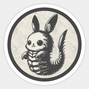 Fish Bunny Hybrid Creature Sticker